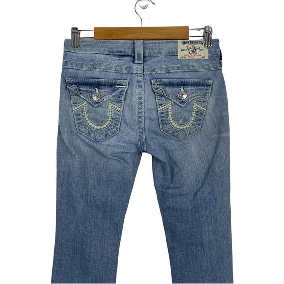 True Religion Straight Leg Light Wash Jeans 27 - Picture 7 of 14